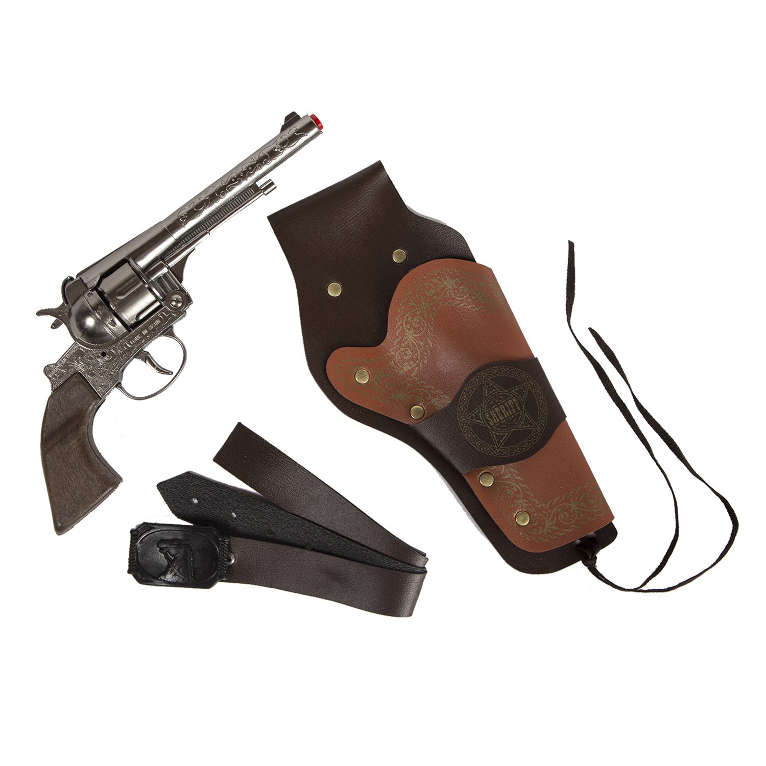 Игровой набор Ковбой: револьвер на 12 пистонов и кобура  